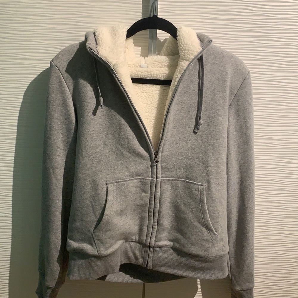 Uniqlo Fleece Lined Sweater Jacket